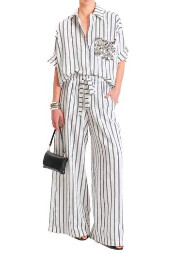 TENSIONE IN PANTALONE A RIGHE