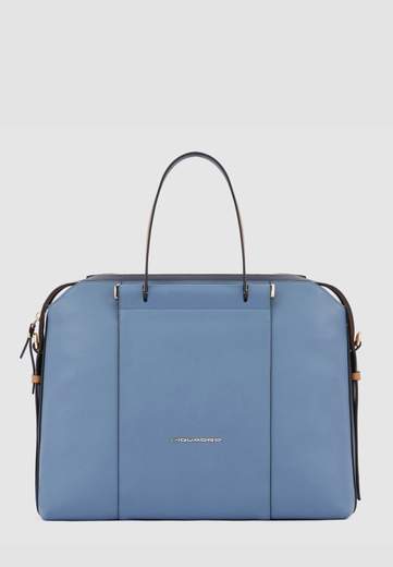 PIQUADRO CARTELLA PORTA PC 14'' IN PELLE