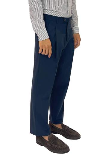 BE ABLE PANTALONI RAUL UNA PENCE IN COTONE
