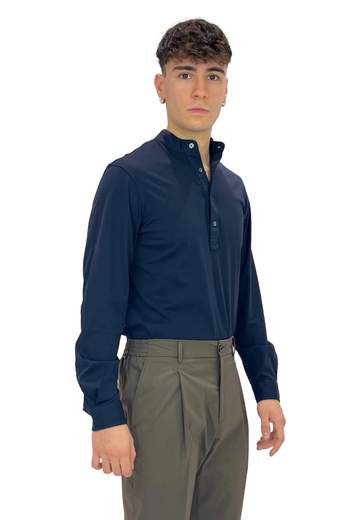 FILIPPO DE LAURENTIIS CAMICIA COREANA IN JERSEY