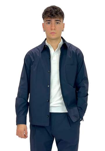 BE ABLE OVERSHIRT LEROY IN STRETCH POPELINE
