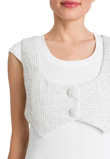 TWINSET ACTITUDE T-SHIRT CON GILET