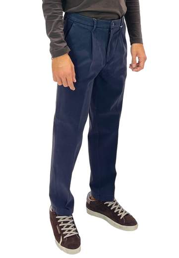 AIBURAI PANTALONI URANO COTONE LAVATO