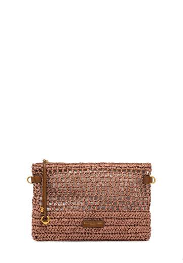 GIANNI CHIARINI CLUTCH IN PAGLIA CROCHET NEFELI