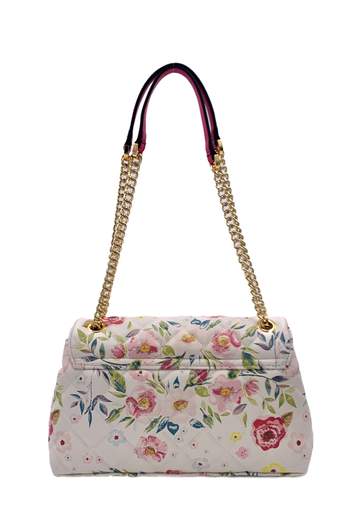 POLLINI BORSA A FIORI CON MANICI IN CATENA