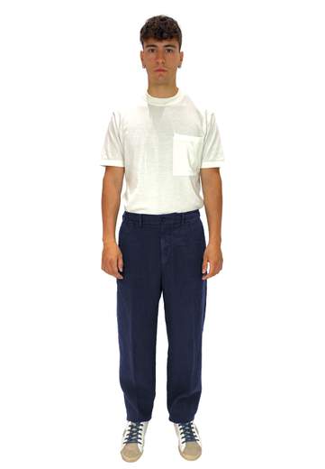 BE ABLE PANTALONI VINCENT 100% LINO