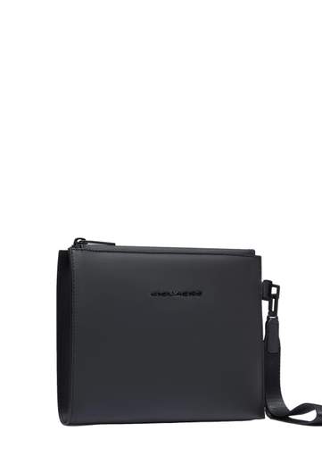 PIQUADRO POCHETTE PIATTA IN TESSUTO