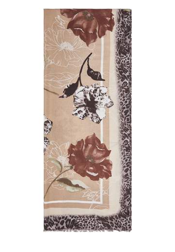 LIU JO STOLA FLOWER ANIMALIER
