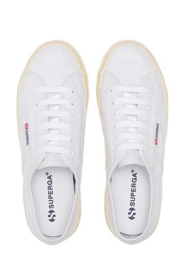 SUPERGA SNEAKERS PLATFORM LINO