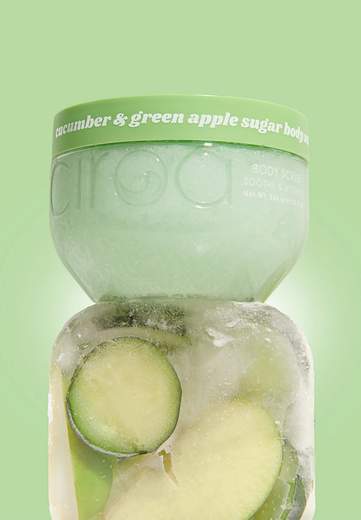 CIROA CUCUMBER & GREEN APPLE BODY SCRUB 350GR