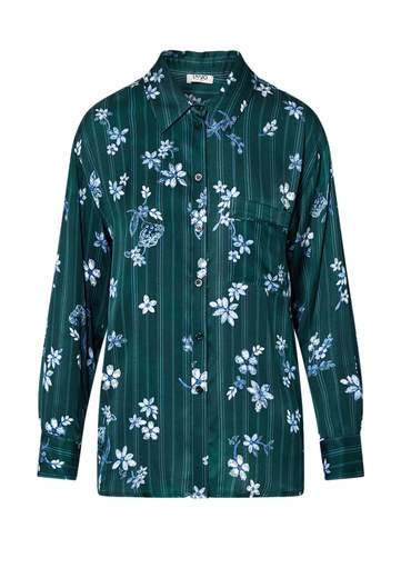 LIU JO CAMICIA FLOREALE CON TASCHINO