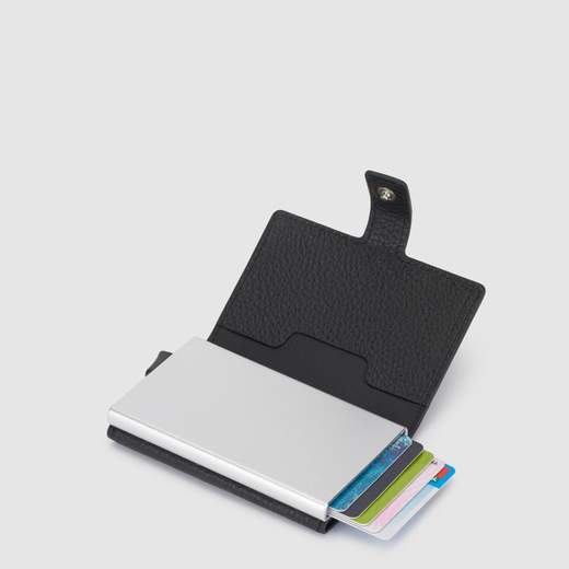 PIQUADRO PORTA CARTE DI CREDITO IN METALLO
