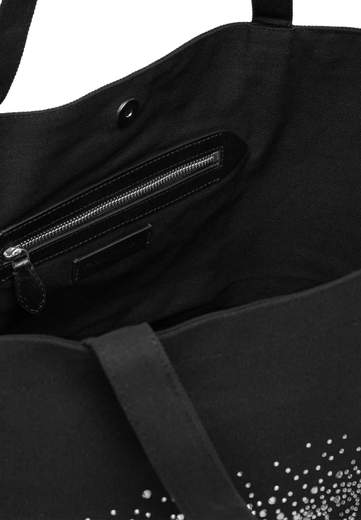 KARL LAGERFELD SHOPPING CON LOGO E STRASS