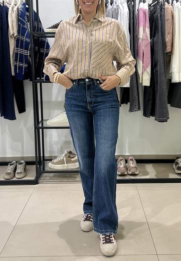 HAVEONE CAMICIA CON RIGHE SOTTILI
