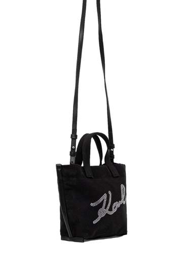 KARL LAGERFELD MINI SHOPPER CON STRASS