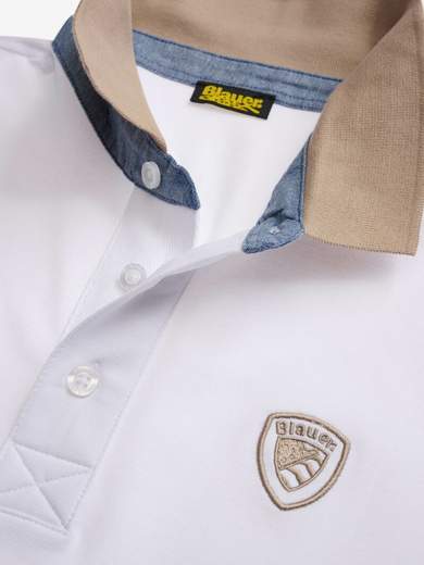 Blauer Polo codice 25SBLUT02313 006818 PRIMAVERA/ESTATE