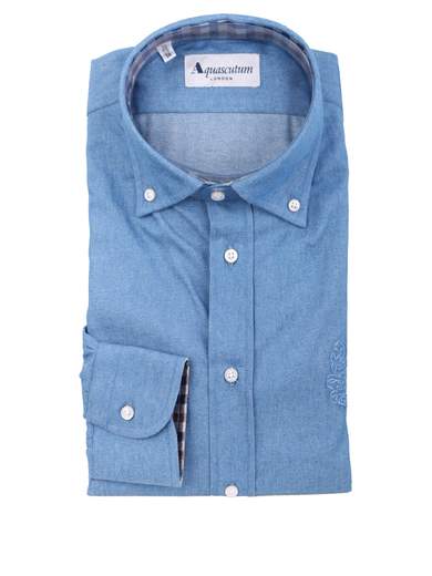 AQUASCUTUM CAMICIA UOMO SHIRT-LA12-D100
