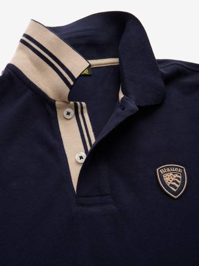 Blauer Polo codice 25SBLUT02306-006801 PRIMAVERA/ESTATE