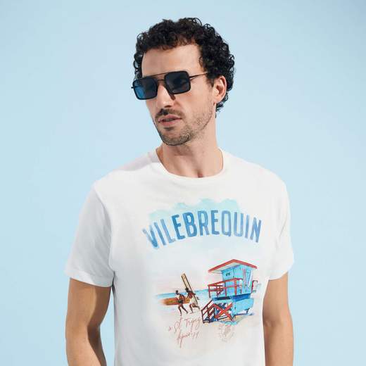 Vilebrequin T-shirt codice VBMTS0007-V63-02658 PRIMAVERA/ESTATE T-shirt-taglia E Colore