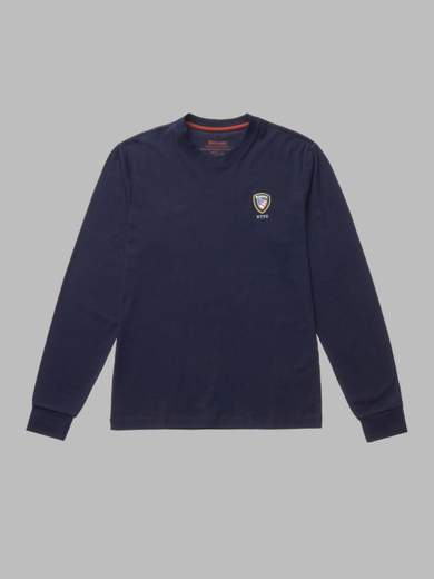 Blauer T-shirt Uomo 22WBLUH01352 006410