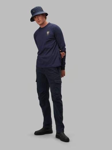 Blauer T-shirt Uomo 22WBLUH01352 006410