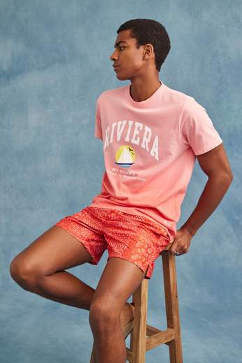 Roy Roger's Riviera T-shirt Uomo RVU046CB651996