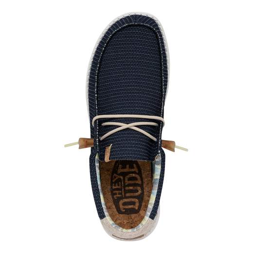 HEY DUDE WALLY STRETCH ORLON BLU