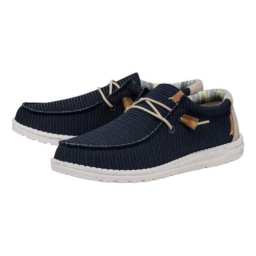 HEY DUDE WALLY STRETCH ORLON BLU