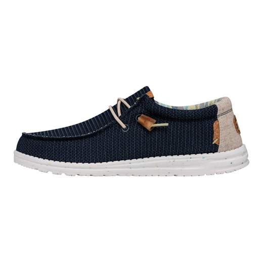 HEY DUDE WALLY STRETCH ORLON BLU