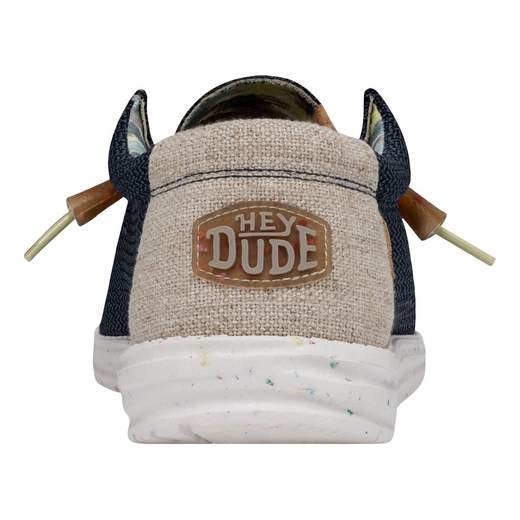HEY DUDE WALLY STRETCH ORLON BLU