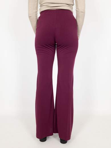 Pantaloni Con Elastico In Vita Donna Elasticizzati A Zampa