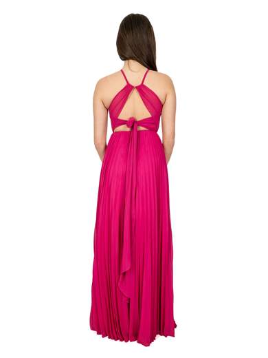 BIANCA BRANDI Abito Lungo Cerimonia Elegante Donna Stile Impero Con Spacco