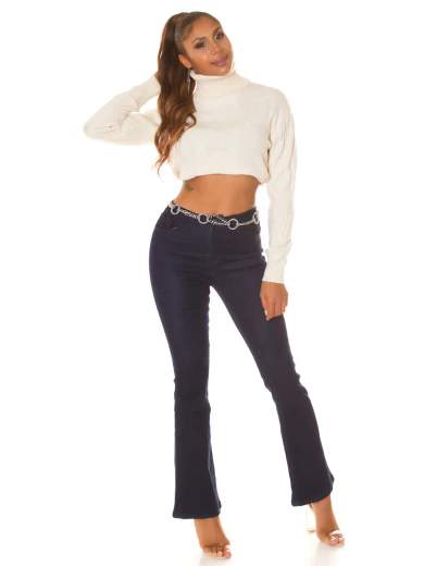 KOUCLA Jeans Svasati a Vita Alta Donna Sexy Must Have 0000J6213