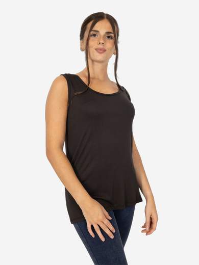 T-shirt Oversize Con Spalle Scoperte E Occhielli - Foto 7