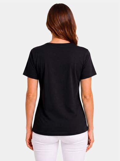 Women's 100% Cotton T-Shirt Made in Italy Perlarara E80