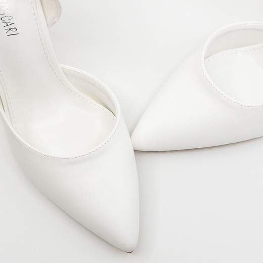 Chiara Foscari Scarpe Sposa Décolleté Bianche con Tacco Alto 10 cm BHLL-001-BIANCO