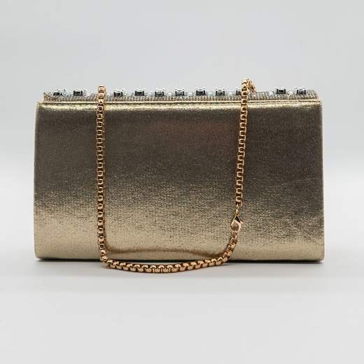 MICHELLE MOON Pochette Cerimonia Oro con Catenella HD1323-ORO