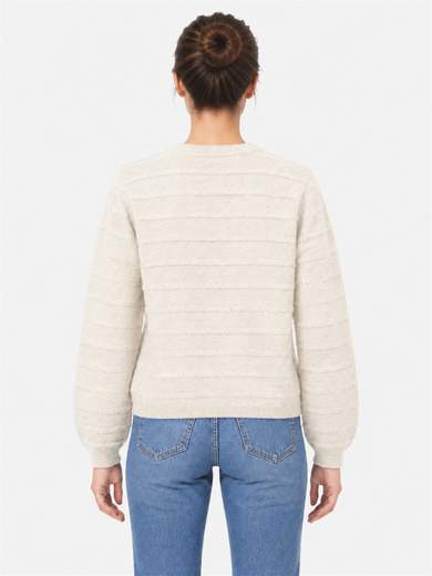 Crewneck Pullover in Wool Blend 12-Gauge CE4140