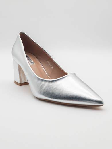 CHIARA FOSCARI Décolleté Argento a Punta con Tacco Largo e alto 6,5 cm A31-3103-ARGENTO