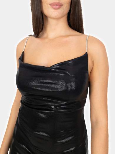 Vestito Corto Per Capodanno Donna Sexy Con Schiena Scoperta