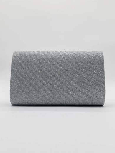 Pochette da Cerimonia Argento con Catenella