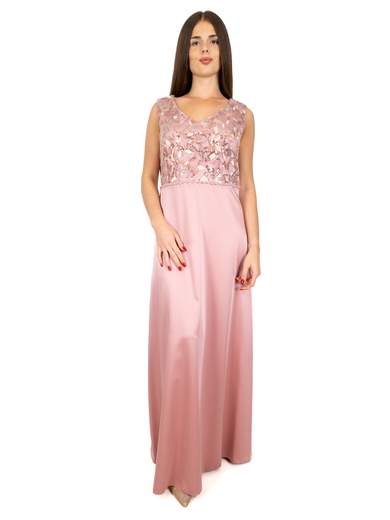 Abito Mamma Della Sposa Curvy Lungo Stile Impero Con Giacca