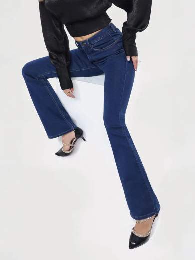 MISS BONBON Jeans Bootcut Push-Up a Vita Alta – Miss Bonbon Premium Denim K-063