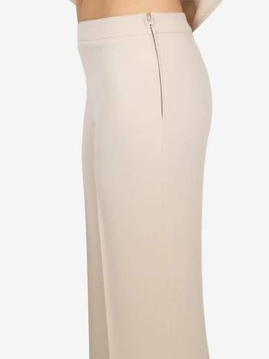 Completo 3 pezzi donna elegante con soprabito damascato