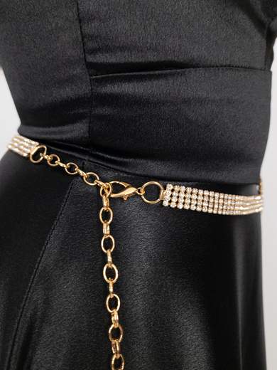 Cintura Gioiello Elegante Infinito con Strass Regolabile