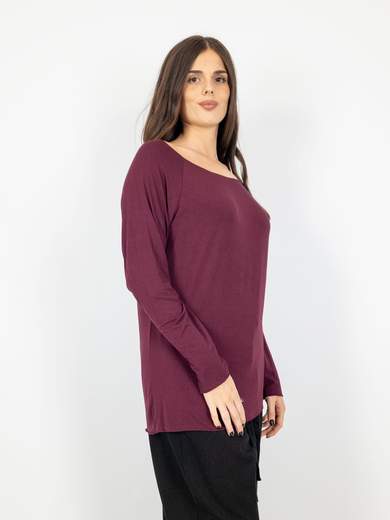 Susy Star Maglia Donna Curvy Scollo Ampio Maniche Lunghe STSY0280