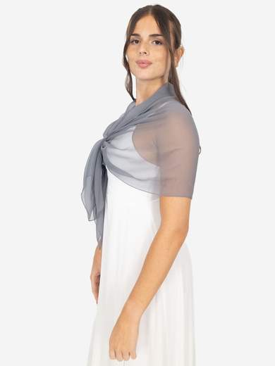 STRABELLO Stola da Cerimonia in Georgette di Seta 100% – 156x56 cm 622