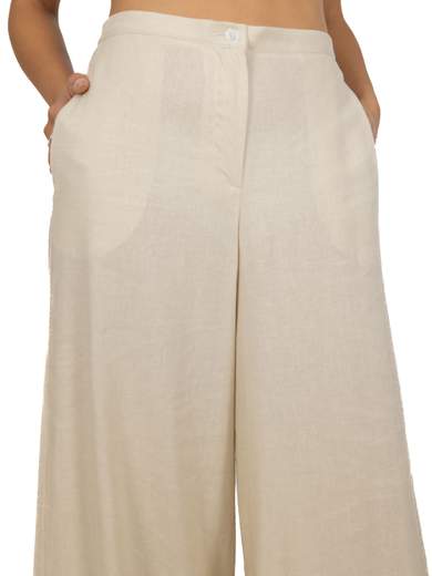 Bucle Pantaloni A Palazzo Vita Alta Estivi Donna Lunghi E Leggeri