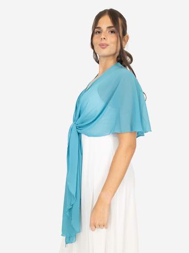 Stola Cerimonia Elegante in Georgette