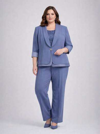 Completo Tailleur Curvy Tre Pezzi da Cerimonia YSV220